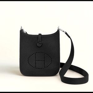 Brand New with Box Hermes Mni Evelyn 16 Noir Black